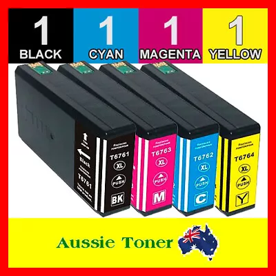 4x Generic 676 676XL Ink Cartridge For Epson Workforce Pro WP 4530 4540 WP4540 • $17.50