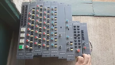 Quad Eight Mitsubishi Filmstar Lot Of Master Modules For Mixer Mixing Console • $350