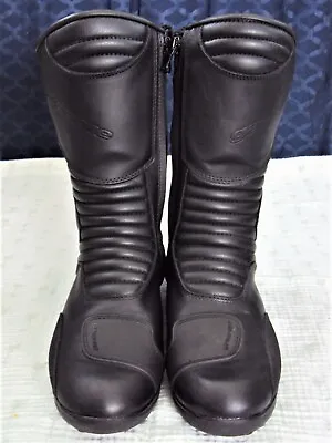 Gaerne Made In Italy Mens Black Leather Waterproof Motorcycle Riders Boots Nice! • $120