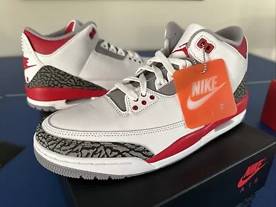 Jordan 3 OG Fire Red 2022 Size US12 ✅ Free Express Shipping✅ • $370