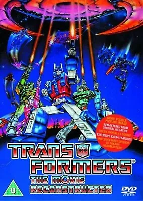 £9.99 • Buy TRANSFORMERS THE MOVIE RECONSTRUCTED DVD ANIMATED CARTOON Brand New Sealed UK R2