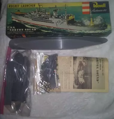 Vintage Revell H-331:169. U.S.S. Norton Sound 1956 Navy Ship 1/424 Scale • $93