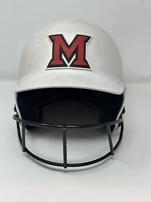 2013 Miami Ohio University RedHawks Game Worn Mizuno Baseball Batting Helmet #16 • $45.95