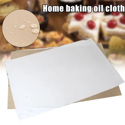 Non-stick BBQ Grill Mat Baking Liners Reusable Fiberglass Cloth Cooking Mat AU • $9.95