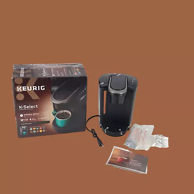 Keurig K-Cup Single Serve K-Select Matte Black Coffee Machine #NO8909 • $72.89