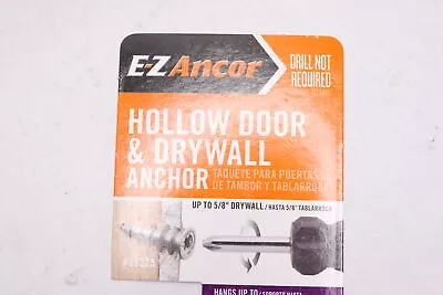 (25-Pk) E-Z Ancor Drywall & Stud Anchors Alloy Steel 40LBS 25225 • $5.97