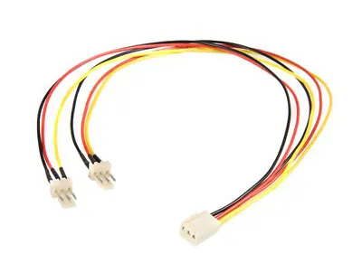 Startech.com TX3 3 Pin Fan Y Splitter Cable 12  Long TX3SPLIT12 • $1.49