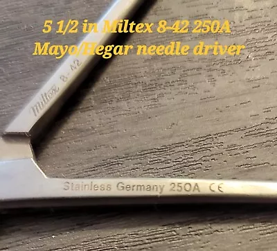 Miltex 8-42 5 1/2 In Mayo Needle Driver • $77