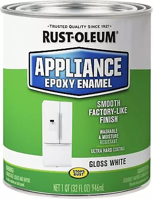 Rust-Oleum 241168 Specialty Appliance Epoxy Paint Quart Gloss White • $47.79