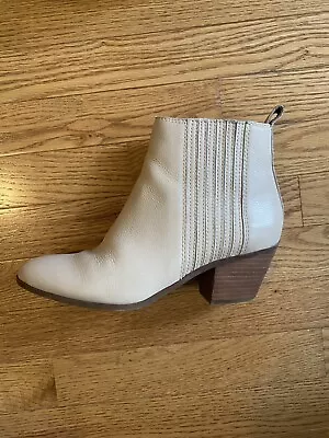 Frye & Co. Ankle-Length  Cream Cowboy Boots Size 8 • £23.75