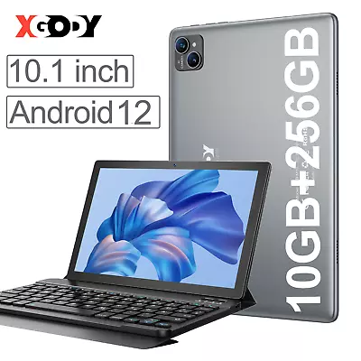 10.1 Inch Android 12 Tablet PC 10+256GB Quad-Core Tablets Camera HD Wi-Fi Tablet • $104.99
