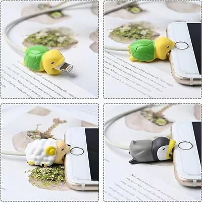 Cute Charging Cable Protector For IPhone Android USB Universal Cable Laptop Pad • $3.99