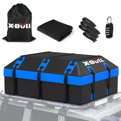 X-BULL Waterproof Car Roof Cargo Bag 595L Top Rack Carrier Luggage Storage Cube • $253.24