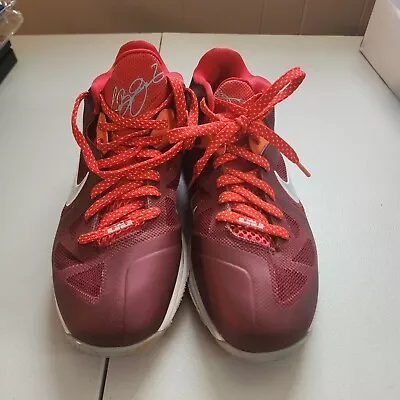 Size 11 - Nike LeBron 9 Low Red • $41