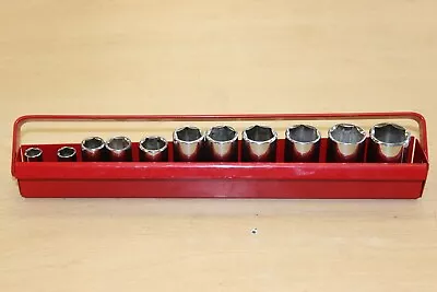 Mac Tools X 3/8'' Drive 8mm-20mm Socket Set W/ Tray * Pre-owned*  FREE SHIP • $129.99