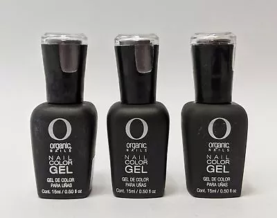 Organic Nails Color Gel Thermal TempGray 088 0.50 Oz 15ml Set Of 3 • $17.02