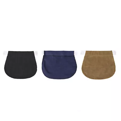 3Pcs Waist Extender  Elastic Pants  Maternity Preg-nancy  Waistband Belt U7R8 • £7.31