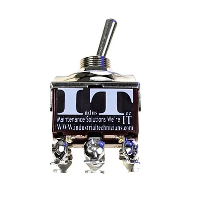 $7.99 • Buy IndusTec 20A DPDT - 6 Screw Pins Maintained 2 Position Toggle Switch 12V 24V 