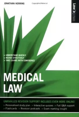 Law Express: Medical Law By Herring Jonathan Paperback Book The Cheap Fast Free • £8.49