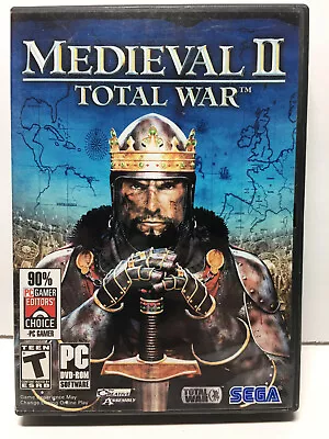 Medieval II Total War (PC CD-ROM 2 Disk) With Manual/CD Key/Building Planner • $7.95