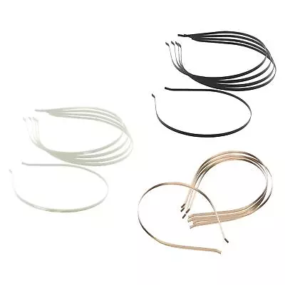 5x 5mm Stainless Steel Hairbands Jewelry Making Hair Accessories Kids Women • $7.38