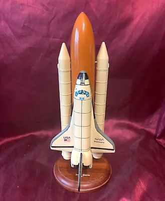 £190 • Buy NASA Space Shuttle Discovery Professional Painted Wood Scale Model (Smithsonian)