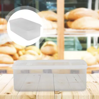 Plastic Bread Container Bread Storage Bin Bread Box For Countertop Lightweight • $14.75