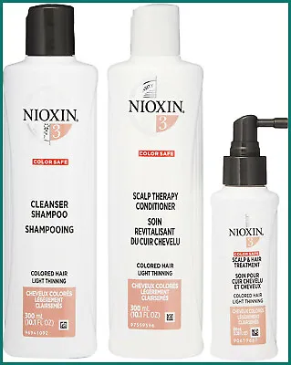 NIOXIN System 3 Kit Cleanser Shampoo Conditioner Therapy Treatment (New Pack) • $27.25