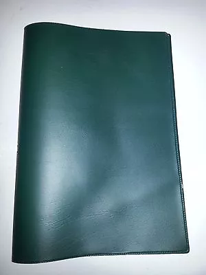 A5 Dark Green DOCUMENT HOLDER HOLDER WITH CARD POCKET • £3.99