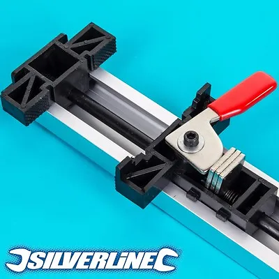 £26.42 • Buy LARGE SILVERLINE 1270mm STRAIGHT EDGE GUIDE CLAMP Workbench Jigsaw Router Saw
