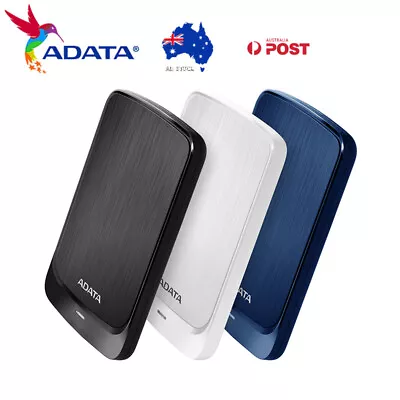 $129.95 • Buy ADATA USB 3.2 HV320 HDD 2TB 4TB 5TB Portable External Hard Disk Drive PC Laptop