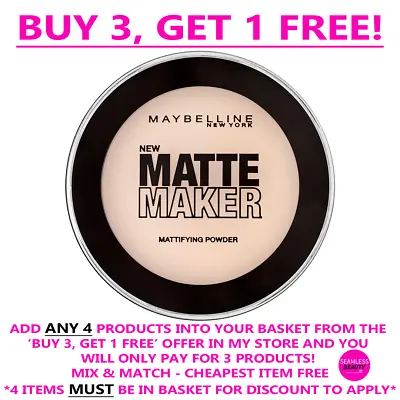 Maybelline Matte Maker Mattifying Powder - 20 Nude Beige • £5.45