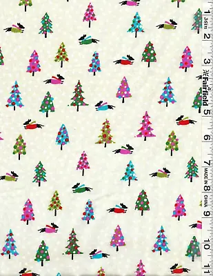Christmas Cream Dachshund Through The Snow By Camelot Fabrics Bty • $17.99