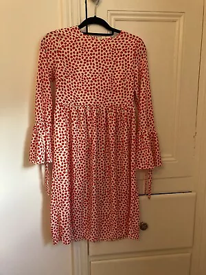 £9.99 • Buy Women’s Queen B MATERNITY Dress, Red Polka Dot Size  8 New With Tags