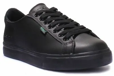 Kickers Tovni Lacer L Men Leather Sporty Silhouette Shoe In Black Size US 7 - 13 • $105.66