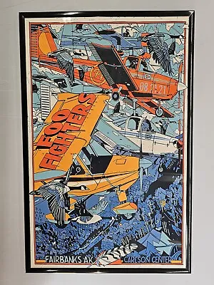 Foo Fighters 2020 Fairbanks Concert Poster 11 X 17 Framed • $21.99