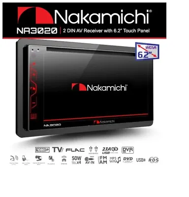 Nakamichi NA3020 2-DIN Built-in Bluetooth Touch Screen With FREE Backup Camera  • $389.99