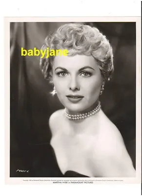 Martha Hyer Original 8x10 Photo By Bud Fraker 1954 Sexy Portrait Paramount • $24.99