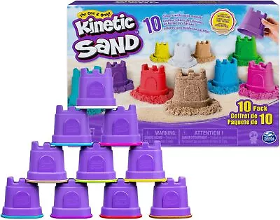 Kinetic Sand 10-Color Pack Castle Containers Colored For Party Favors Ages 3+ • $54.90