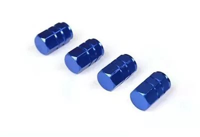 4pcs Blue Wheel Tyre Valve Air Dust Cover Screw Caps Car Suit For Holden • $4.95