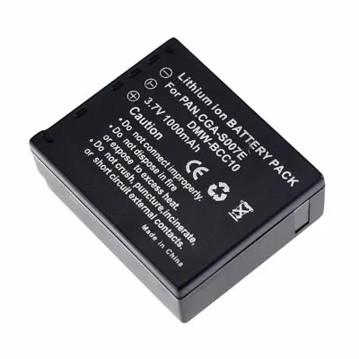 3.7V Battery For Panasonic Lumix DMC-TZ3DMC-TZ2 Series CGA-S007CGA-S007A/1B • £7.80