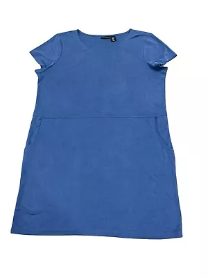 Tahari Women's  Blue Oversized Summer Spring Sporty T-Shirt Shift Dress Size XL • £13.99