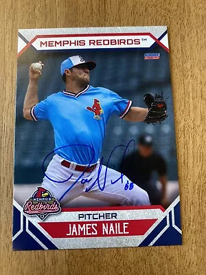 2023 Memphis Redbirds James Naile Auto Signed Autograph Cardinals • $12