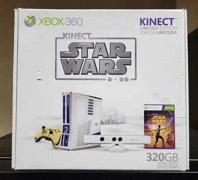 Xbox 360 320GB Console Kinect Star Wars Limited Edition Factory Sealed - NEW • $929.99