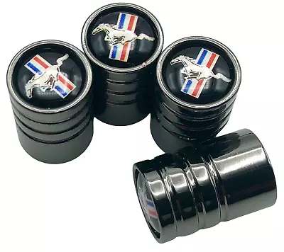 FORD MUSTANG Tire Valve Cap Air Valve Stem Cover (with Color) • $7.64