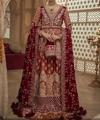£130 • Buy Asian Pakistani  Wedding/party Wear Dress