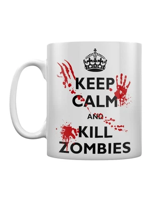 £10.74 • Buy Mug Keep Calm And Kill Zombies White 8x9.5cm