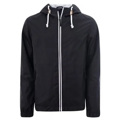 New Mens Soulstar Fashion MJ RENTY Lightweight Hooded Windbreaker Jacket RRP £40 • £29.99