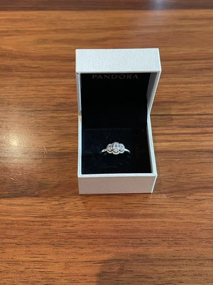 $50 • Buy Pandora Three Stone Vintage Ring Size 54