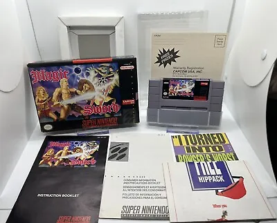 Magic Sword (Super Nintendo SNES) Complete In Box CIB • $143.96